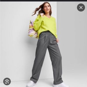 Wild Fable Pinstripe Wide Leg Pants